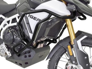 Zestaw Bunkier do Triumph Tiger 900 (2024 - ...) - czarny + nakładki na gmole