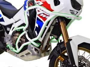 Zestaw Bunkier do HONDA CRF 1100  Africa Twin Adventure Sports DCT (2024 - ...) - biały + nakładki na gmole