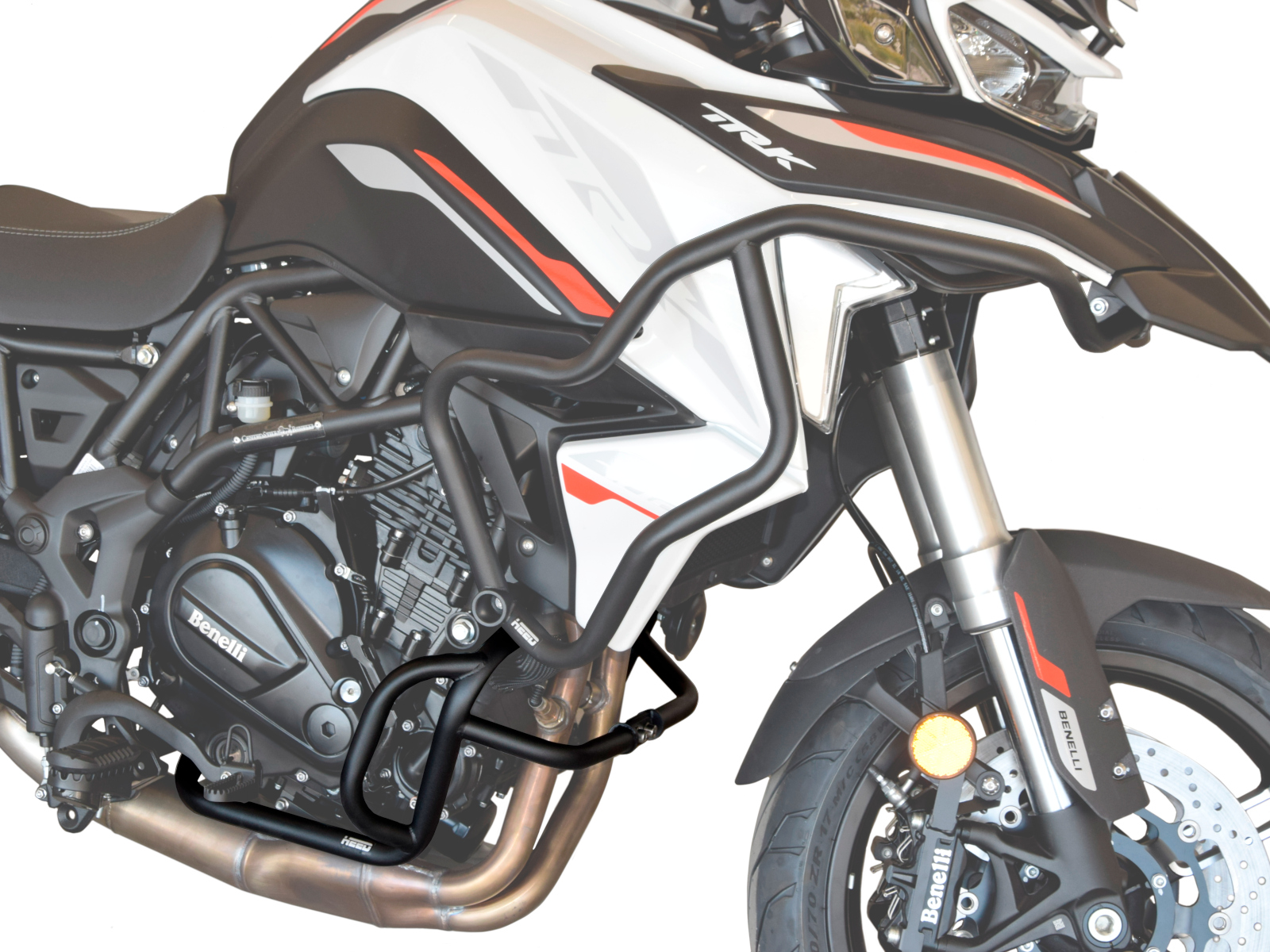 Crash bars HEED for Benelli TRK 702/702X - lower, black | eBay