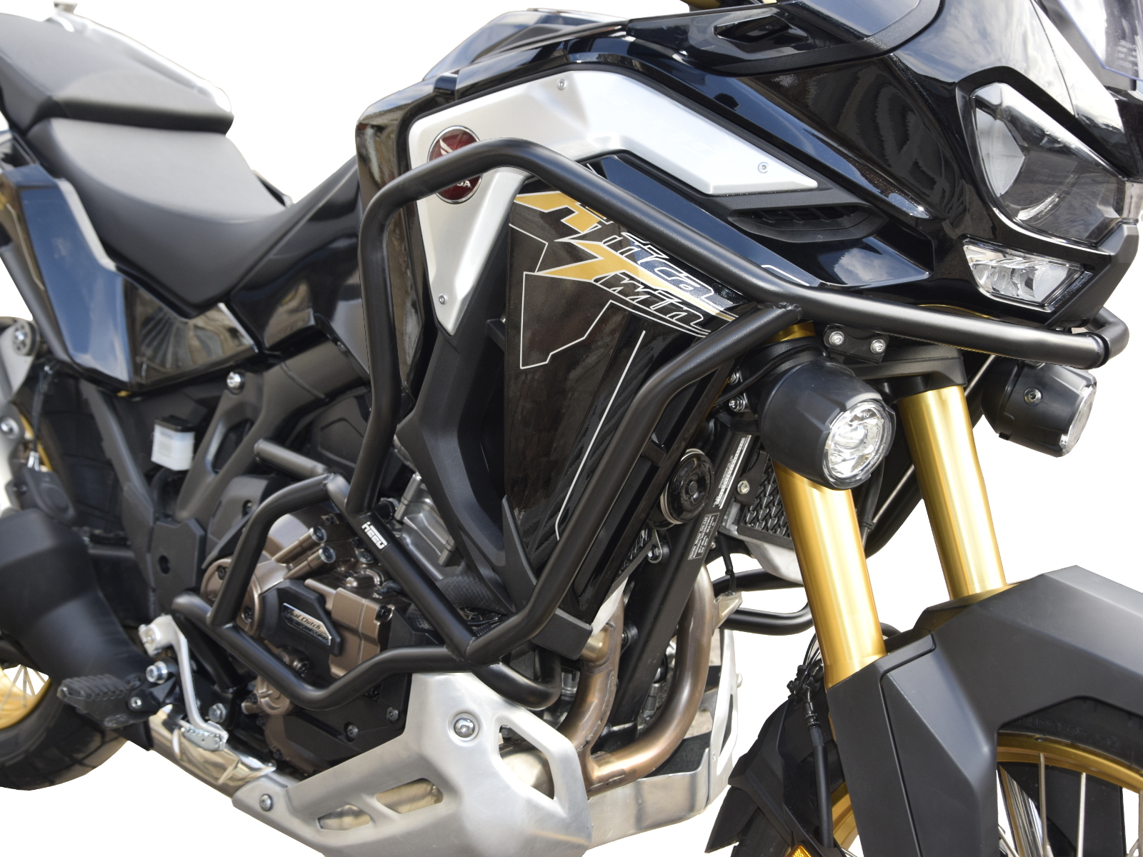 Defensa Protectora De Motor Heed Para Honda CRF 1100 Africa Twin DCT 2024 - Negra, Acero
