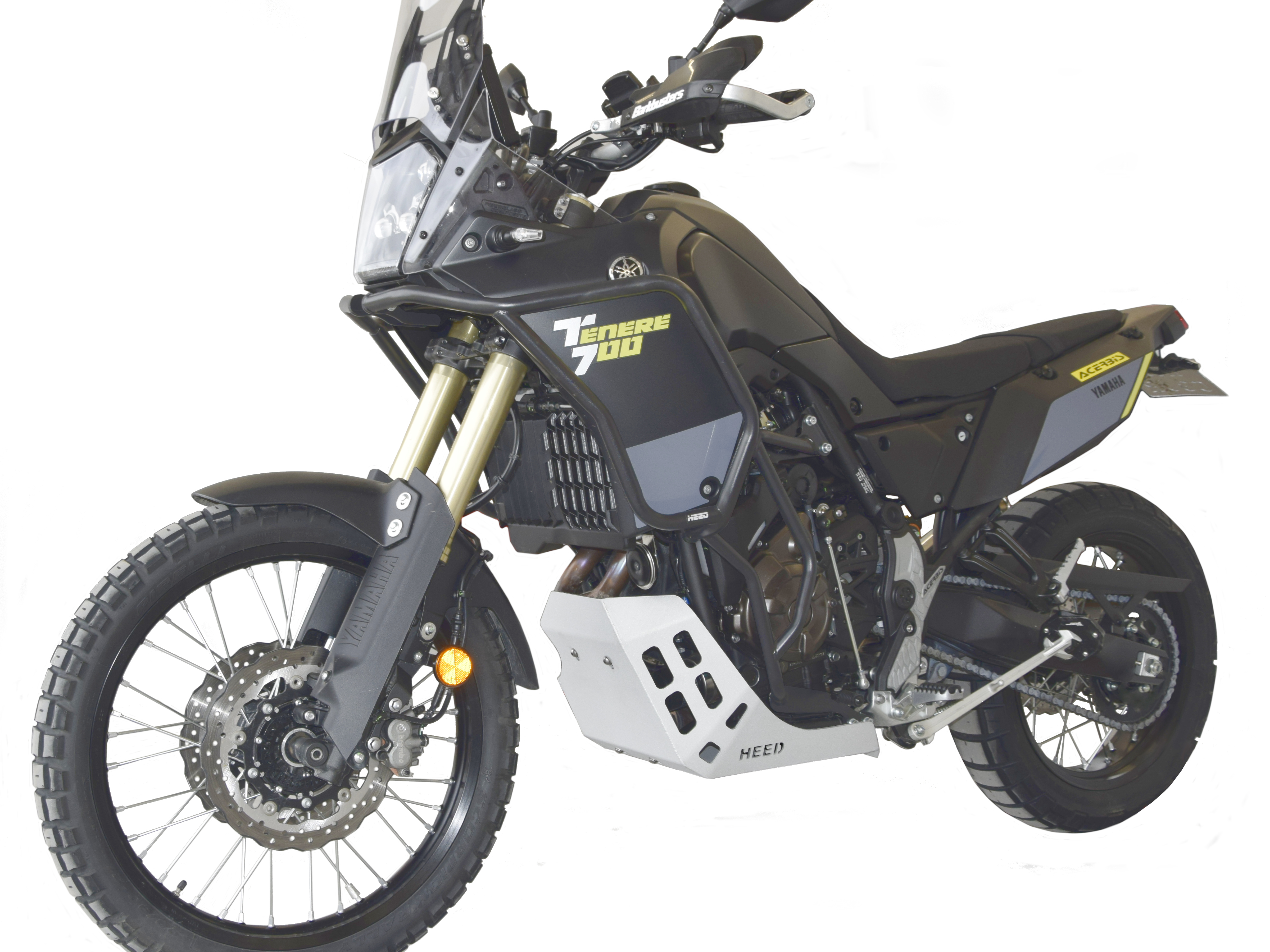 Sabot Moteur HEED Pour Yamaha Tenere 700 (2021-2025) - Aluminium 4mm, Couleur Noir - 8